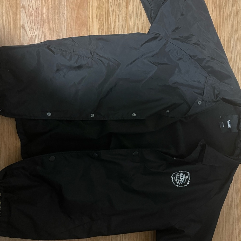 Vans Men's Black Windbreaker Jacket